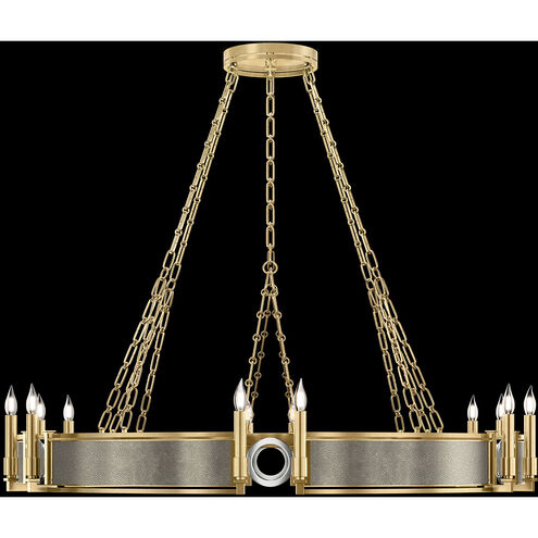 Mirage 12 Light 49.75 inch Gold Chandelier Ceiling Light