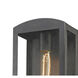 Trenton 1 Light 17 inch Blackened Bronze Outdoor Wall Sconce