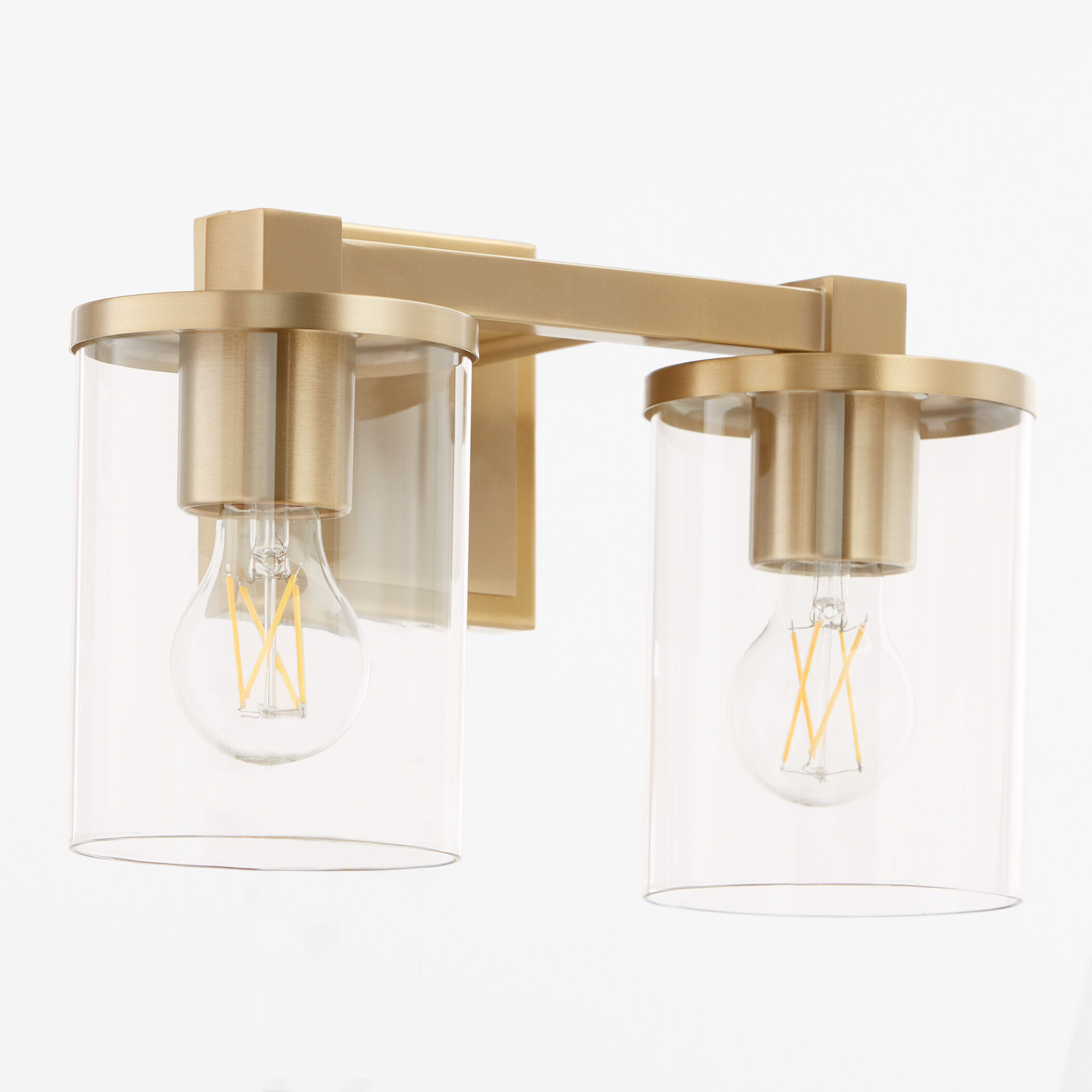 Bolton 2 Light 13.5 inch Aged Brass Vanity Light Wall Light