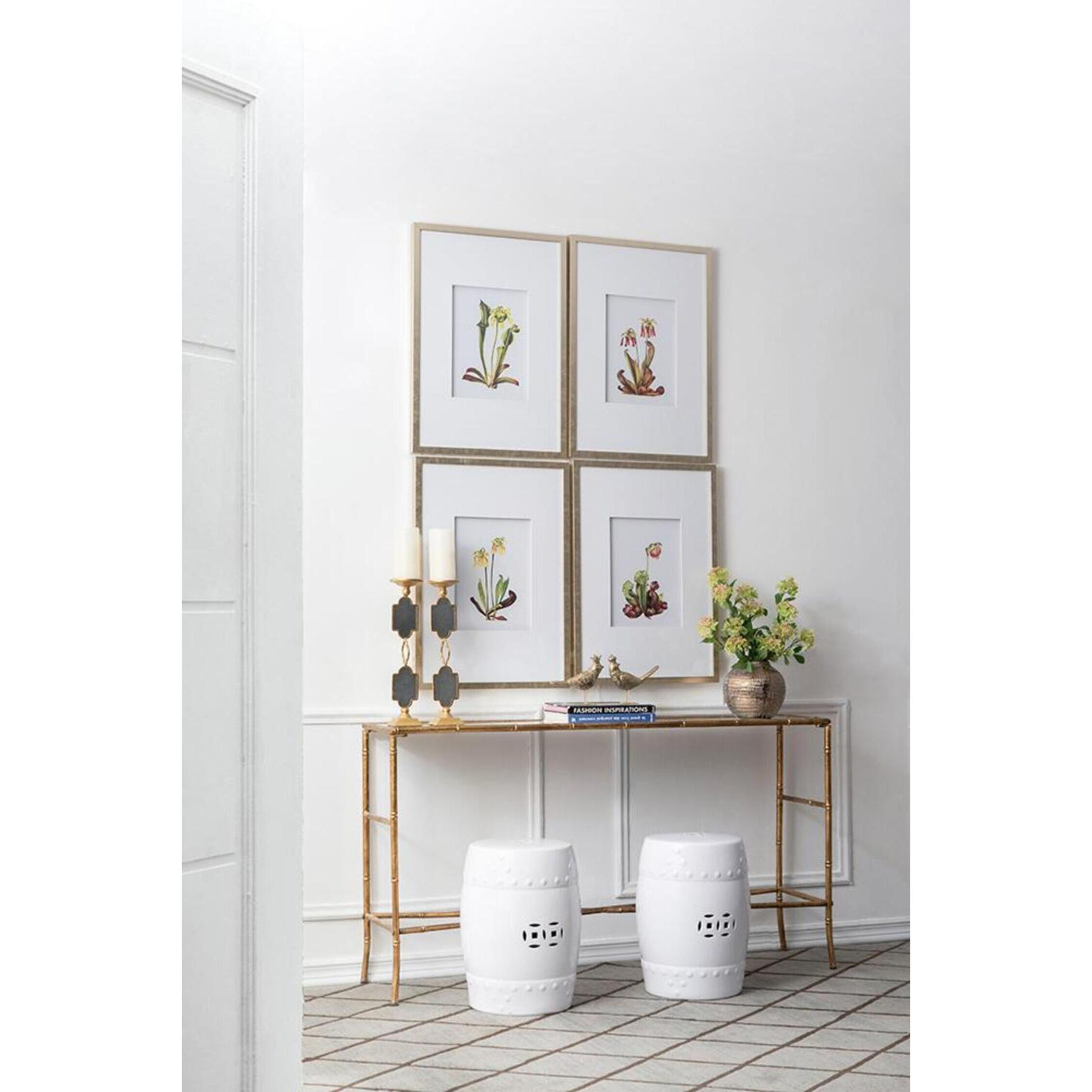 Botanical Multi Color Wall Art, Set of 4