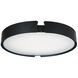 Mystic LED 18 inch Black Flush Mount Ceiling Light