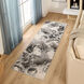 Artema 94 X 32 inch Black/White Rug in 2 x 8