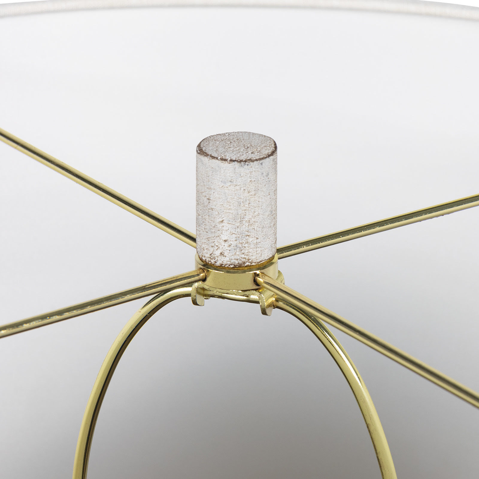 Fishbone 34.75 inch 150 watt White Buffet Lamp Portable Light