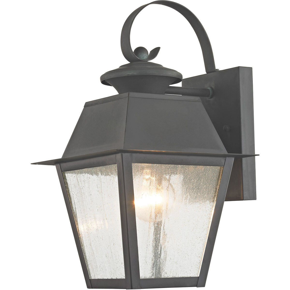 Mansfield 1 Light 13 inch Charcoal Outdoor Wall Lantern