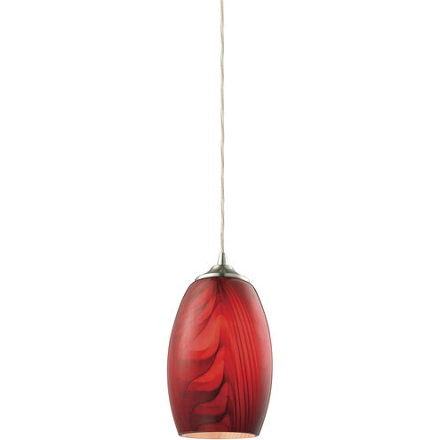 Tidewaters 1 Light 5 inch Satin Nickel Mini Pendant Ceiling Light