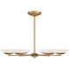 Solara LED 36 inch Legacy Brass Chandelier Ceiling Light