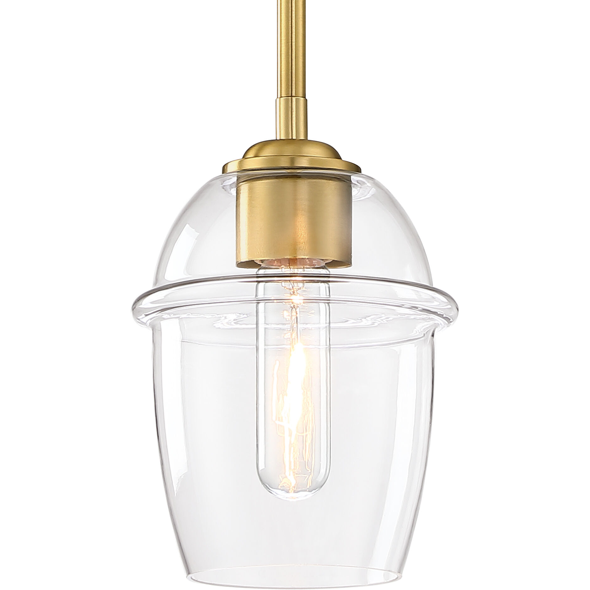 Summer Jazz 1 Light 5.5 inch Brushed Gold Pendant Ceiling Light