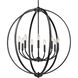 Colson 9 Light 31.25 inch Olympic Gold Chandelier Ceiling Light in No Shade, Large