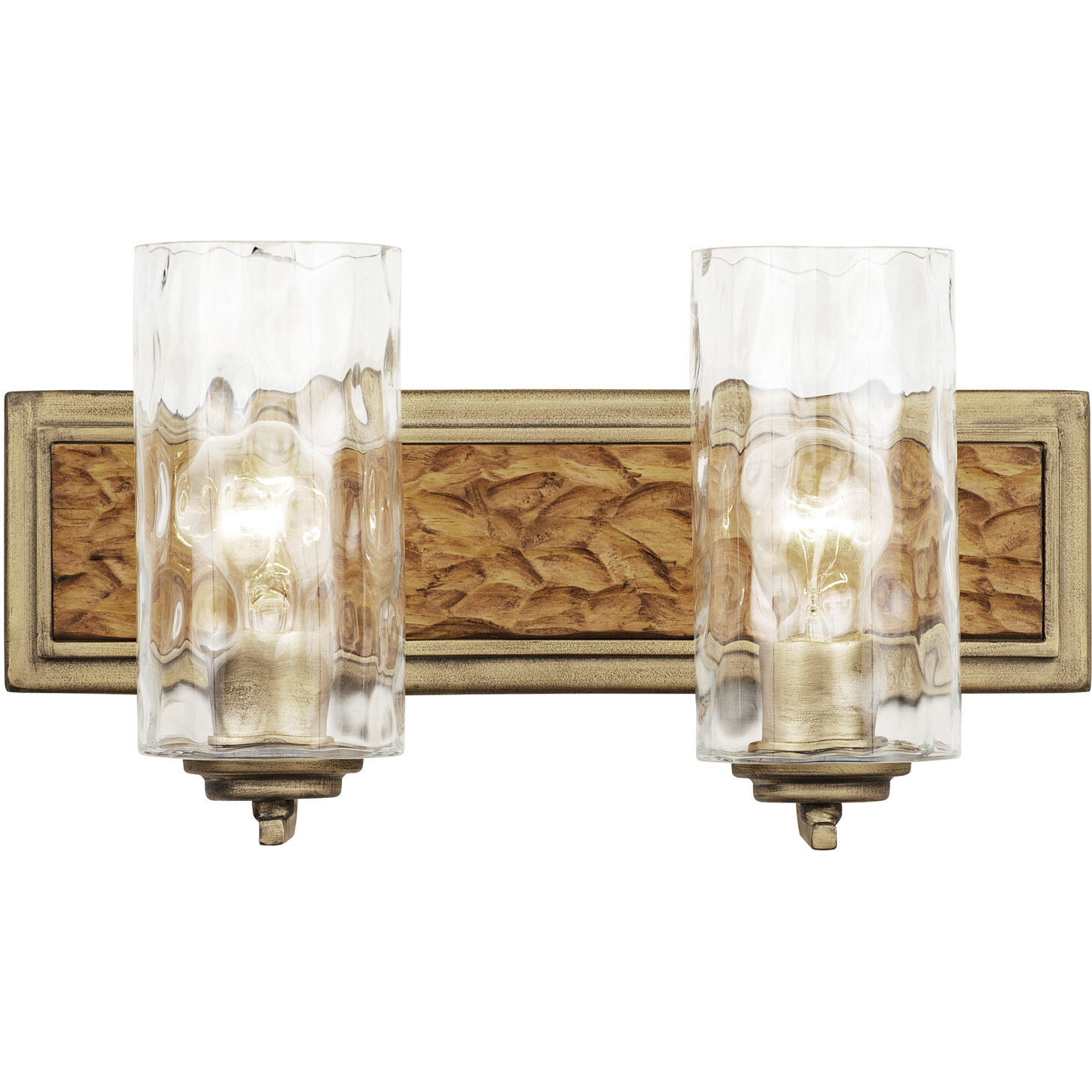 Hammer Time 2 Light 17 inch Havana Gold/Cinnamon Bath Vanity Wall Light