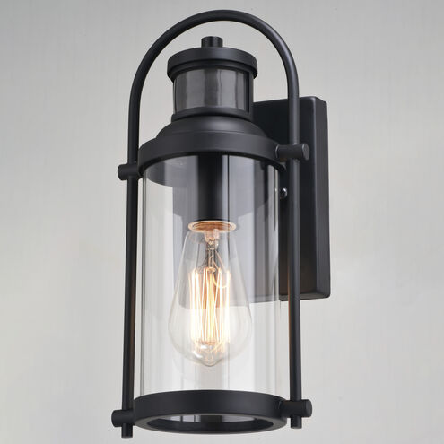 Winfield Textured Black Outdoor Motion Sensor