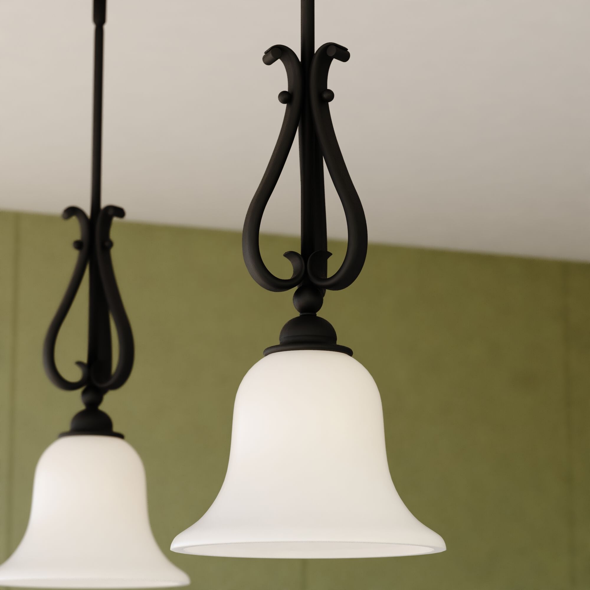 Monrovia LED 8.75 inch Oil Rubbed Bronze Mini Pendant Ceiling Light
