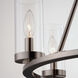 Sentinel 6 Light 24 inch Satin Nickel Single-Tier Chandelier Ceiling Light