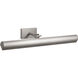 Gallery 0 watt 24 inch Brushed Nickel Picture Light Wall Light