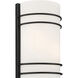 Cassi LED 7.5 inch Matte Black ADA Wall Sconce Wall Light
