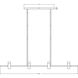 Quartet 4 Light 22.13 inch Black Pendant Ceiling Light