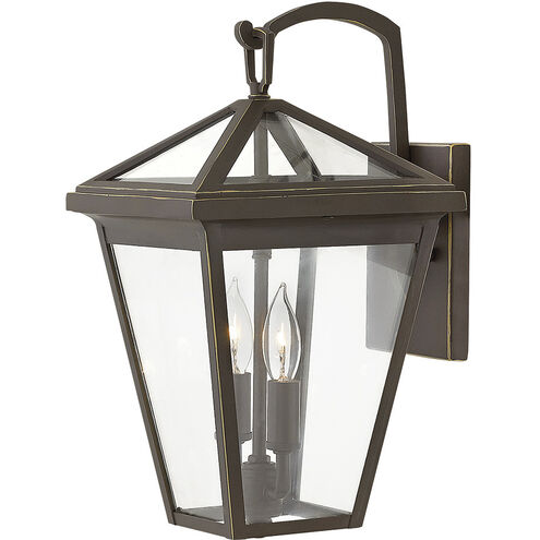 Estate Series Alford Place LED 14 inch Oil Rubbed Bronze Outdoor Wall Mount Lantern, Small