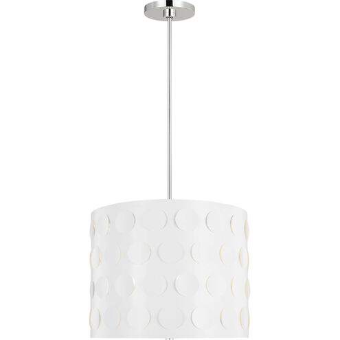 kate spade new york Dottie 3 Light 20.25 inch Polished Nickel Pendant Ceiling Light