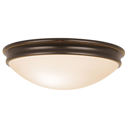 Atom LED 14 inch Oil Rubbed Bronze Flush Mount Ceiling Light