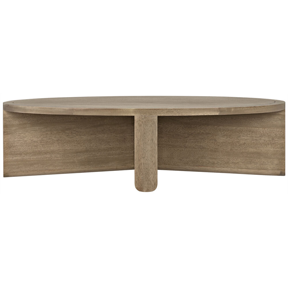 Bast 68 X 36 inch Washed Walnut Coffee Table