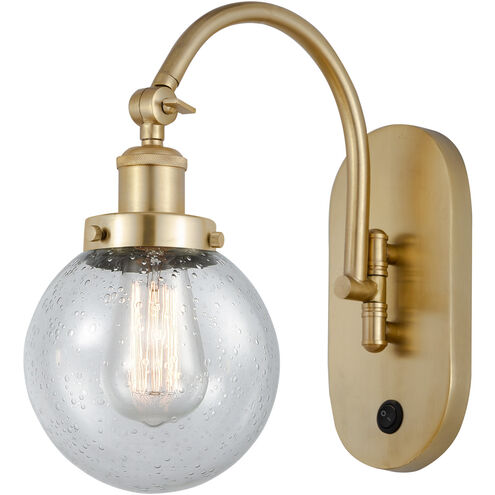 Franklin Restoration Beacon 1 Light 6 inch Satin Gold Sconce Wall Light