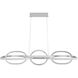 Circa LED 21 inch Chrome Pendant Ceiling Light