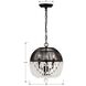 Duval 3 Light 12 inch Matte Black Pendant Ceiling Light