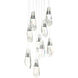 Luma 9 Light 20.5 inch Oil Rubbed Bronze Pendant Ceiling Light, Large