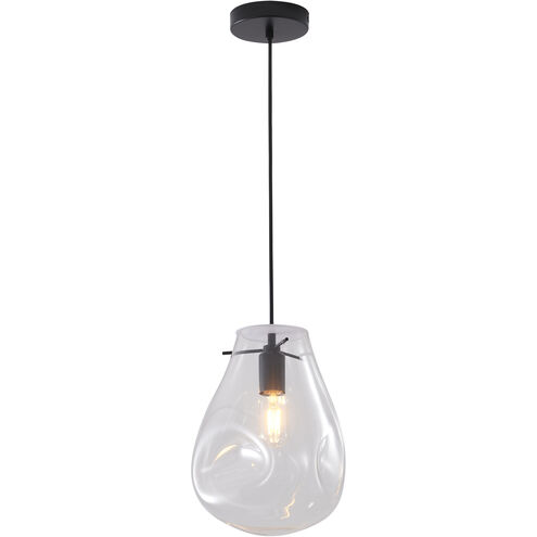 Canada 1 Light 8 inch Black Pendant Ceiling Light
