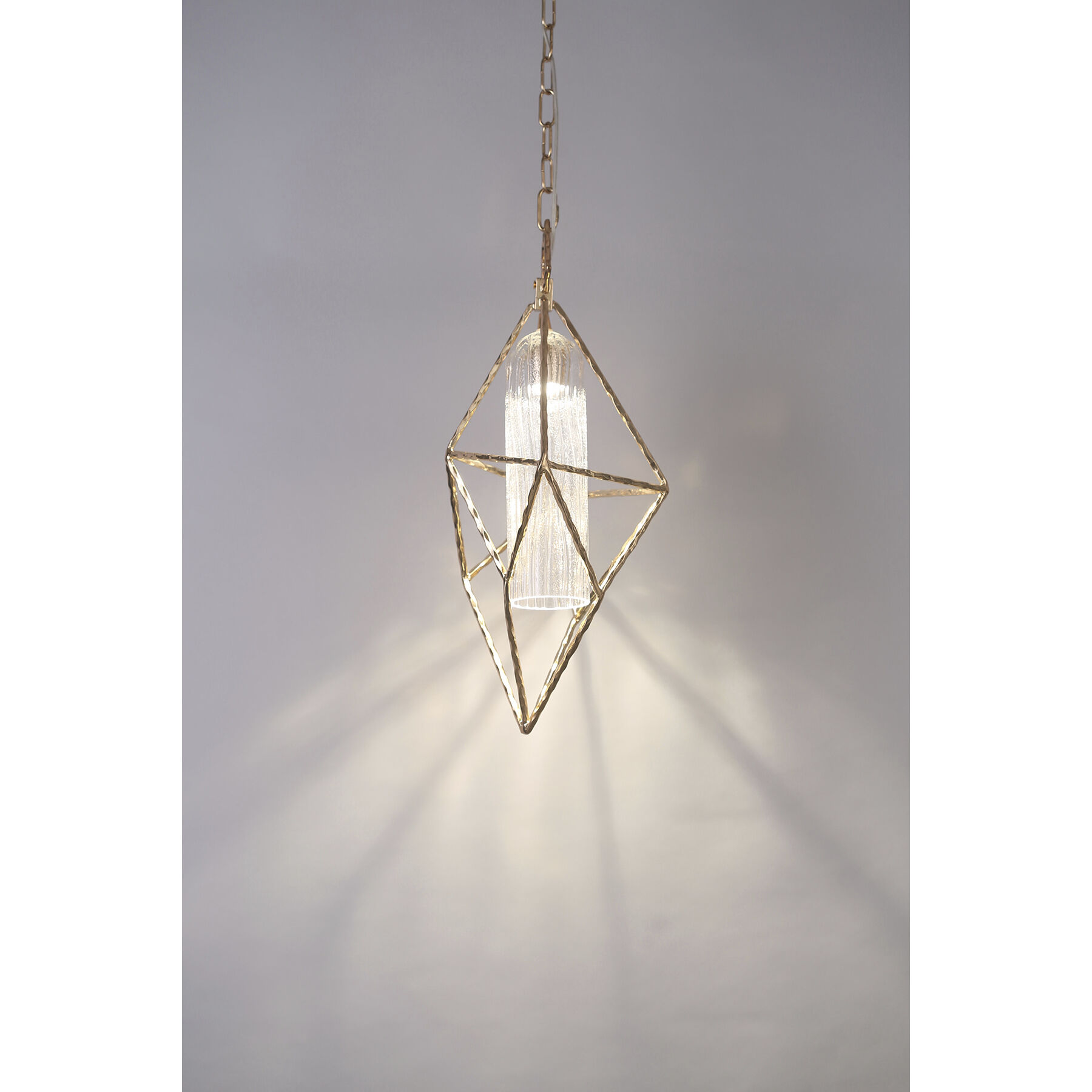 Verdino LED 8 inch Rose Gold Pendant Ceiling Light, Small