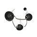 Fremont LED 8.5 inch Ivory and Black Belt Chandelier Ceiling Light