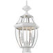 Monterey 2 Light 22 inch White Outdoor Post Top Lantern