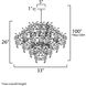 Comet LED 33 inch Polished Chrome Single Pendant Ceiling Light