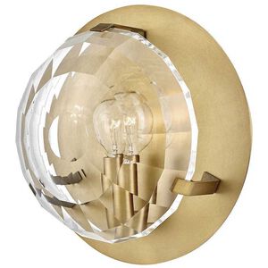 Leo LED 9 inch Heritage Brass ADA Indoor Wall Sconce Wall Light