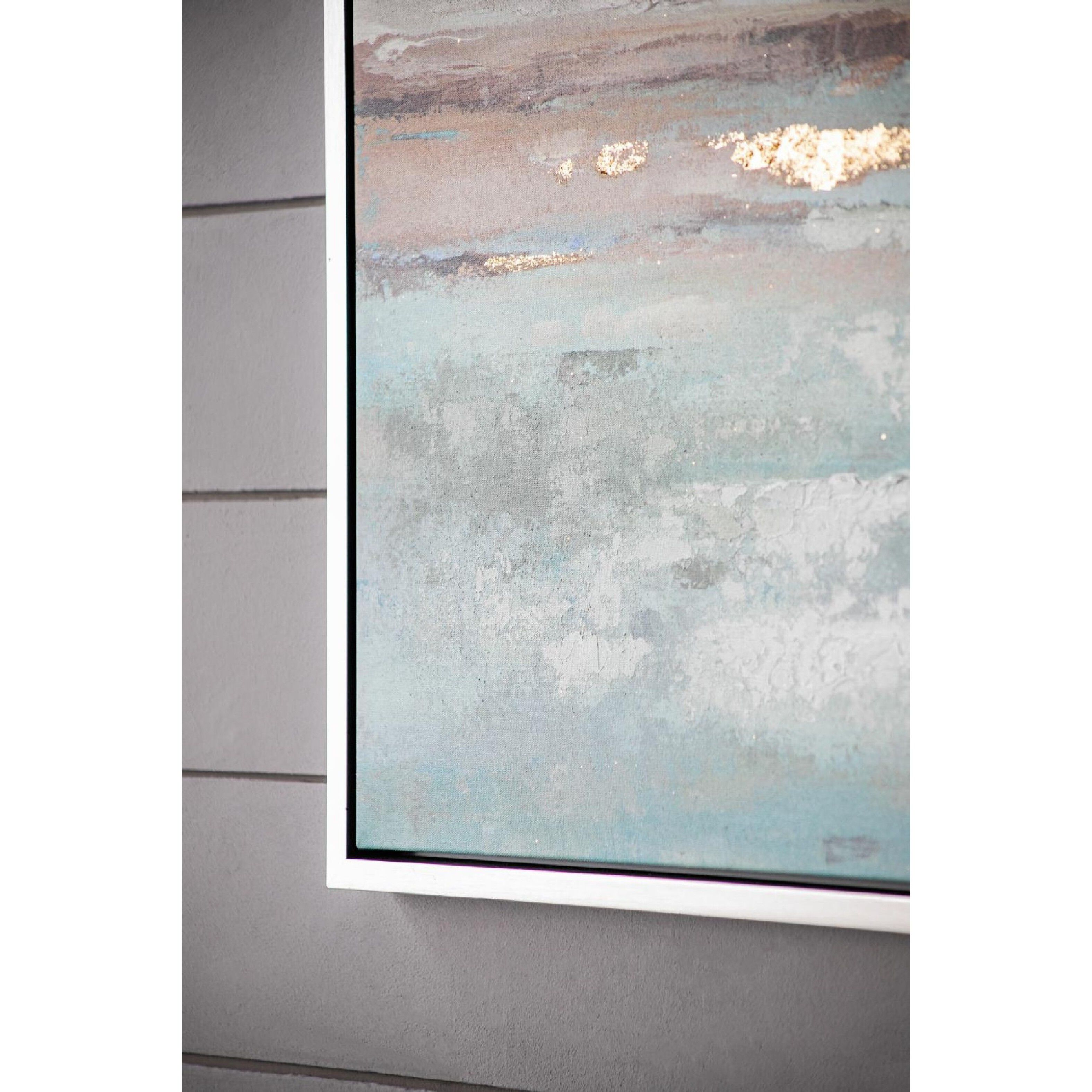 Ocean Blue/Gold Wall Art