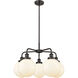 Beacon 5 Light 26 inch Oil Rubbed Bronze Chandelier Ceiling Light