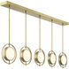 Spectr LED 62 inch Soft Brass Island Light Ceiling Light