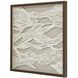 Abstract White/Brown Wall Art
