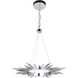 Korona LED 26 inch Chrome Chandelier Ceiling Light