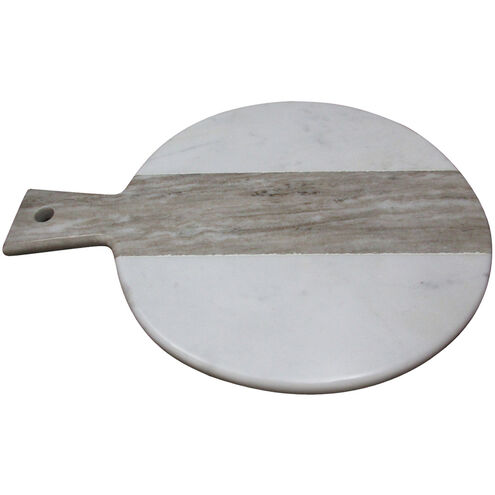 Marble White and Beige Marble Board