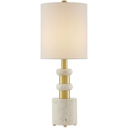 Goletta 29.5 inch Beige/Antique Brass Table Lamp Portable Light
