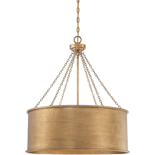 Rochester 6 Light 25 inch Gold Patina Pendant Ceiling Light
