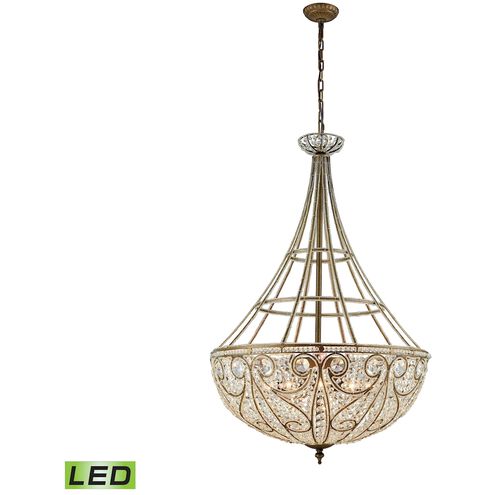 Elizabethan LED 28 inch Dark Bronze Chandelier Ceiling Light
