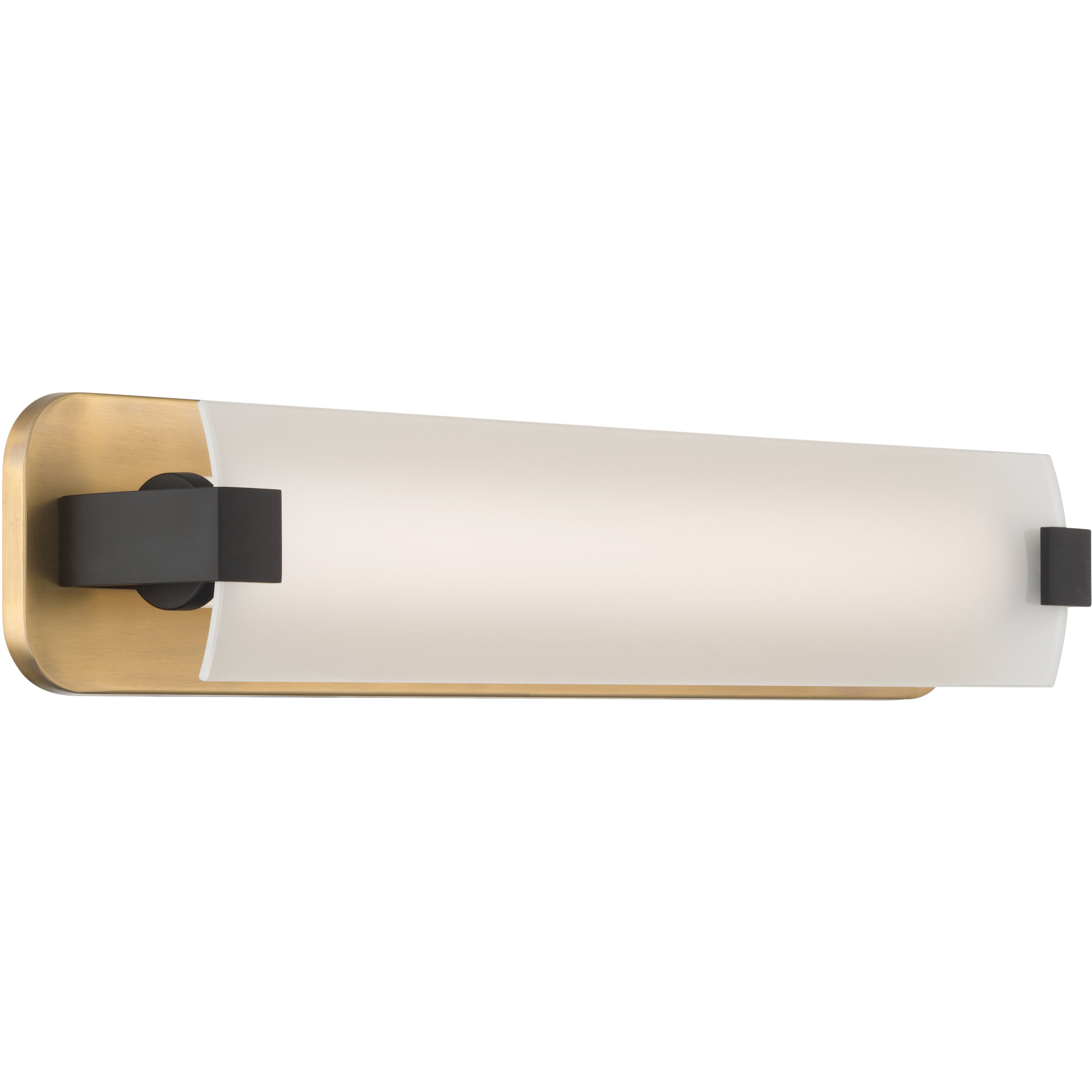 Arclume LED 24 inch Legacy Brass and Dark Matte Black Bath Bar Wall Light