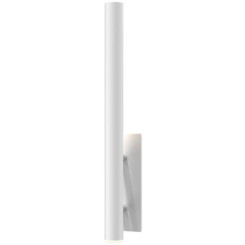 Flue LED 5 inch Textured White Sconce Wall Light