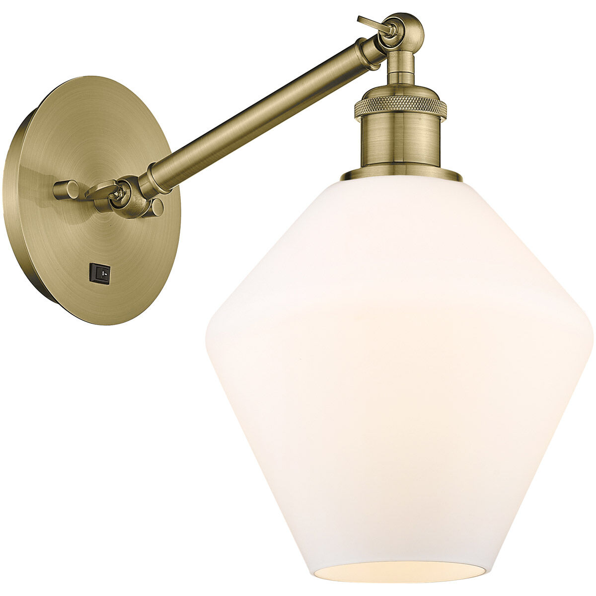 Ballston Cindyrella LED 8 inch Antique Brass Sconce Wall Light