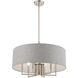Dakota 7 Light 24 inch Brushed Nickel Pendant Chandelier Ceiling Light
