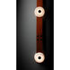 Art & Alchemy SNAPS LED 5.5 inch White Sconce Wall Light in Black Leather with Alabaster
