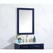 Cole 32 X 22 inch Blue Vanity Mirror