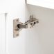Gianas Designer White with Multicolor and Champagne Gold Cabinet