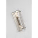 AERIN Clayton 2 Light 5.5 inch Crystal and Polished Nickel Wall Sconce Wall Light in Crystal with Polished Nickel
